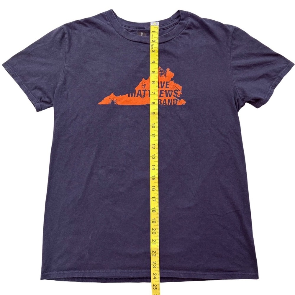 Dave Matthews Band Virginia Graphic T Shirt Navy Mens M Anvil - Picture 7 of 7